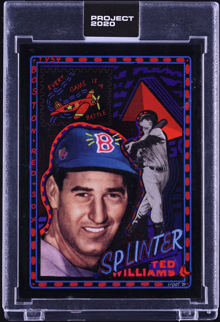 2020 Topps Project 2020 By Efdot Ted Williams #74