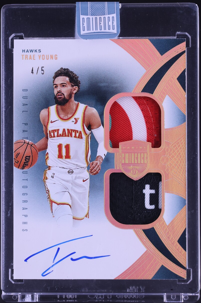Trae Young 2024 Panini Eminence #10 Eminence Logoman