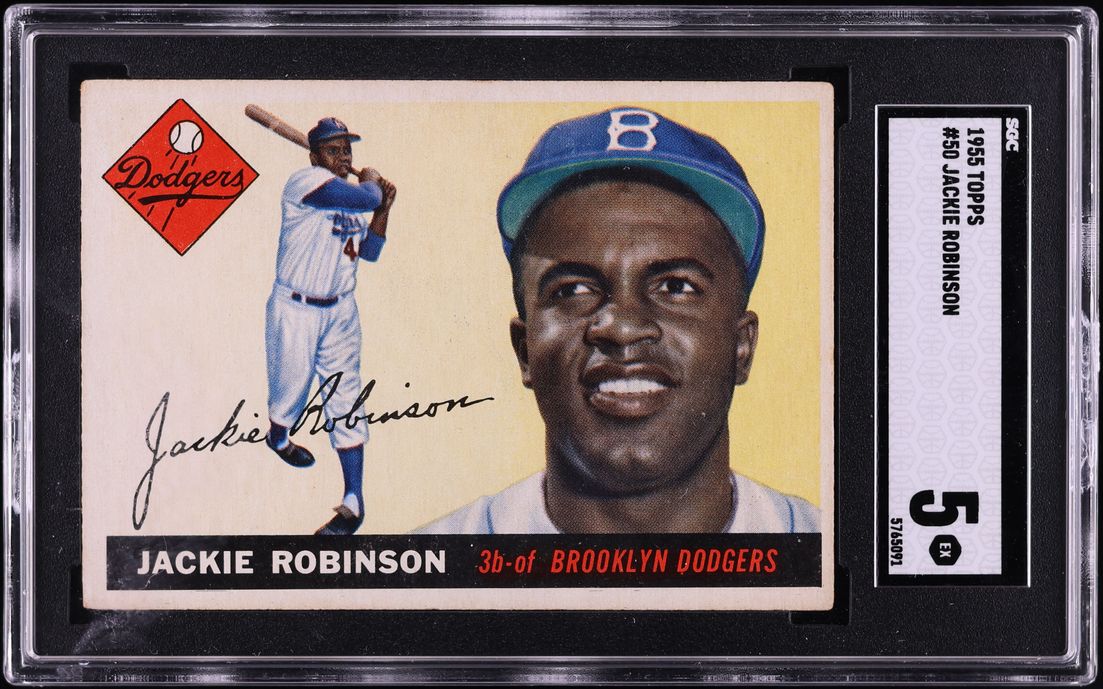 1955 Topps Jackie Robinson #50 SGC 5 EX