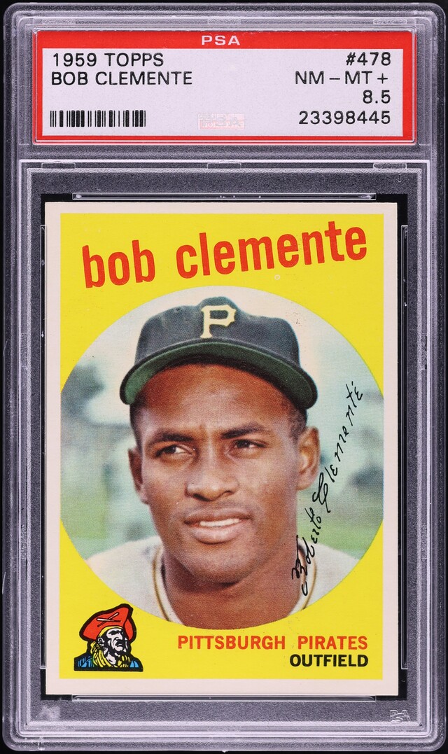 1959 Topps Roberto Clemente #478 PSA 8.5 NM-MT+
