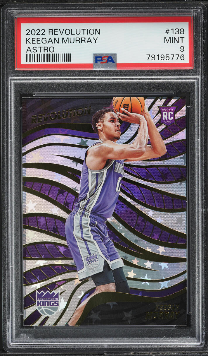 2022 Panini Revolution Astro Keegan Murray ROOKIE #138 PSA 9 MINT