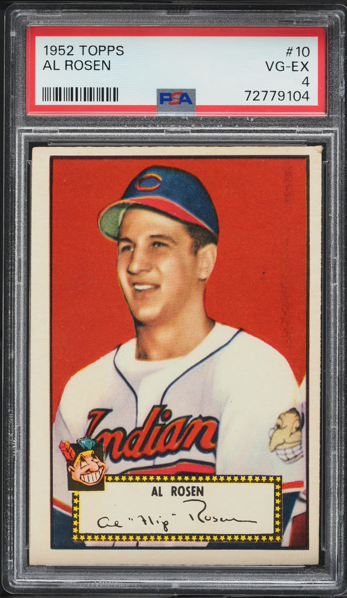 1952 Topps Al Rosen #10 PSA 4 VGEX