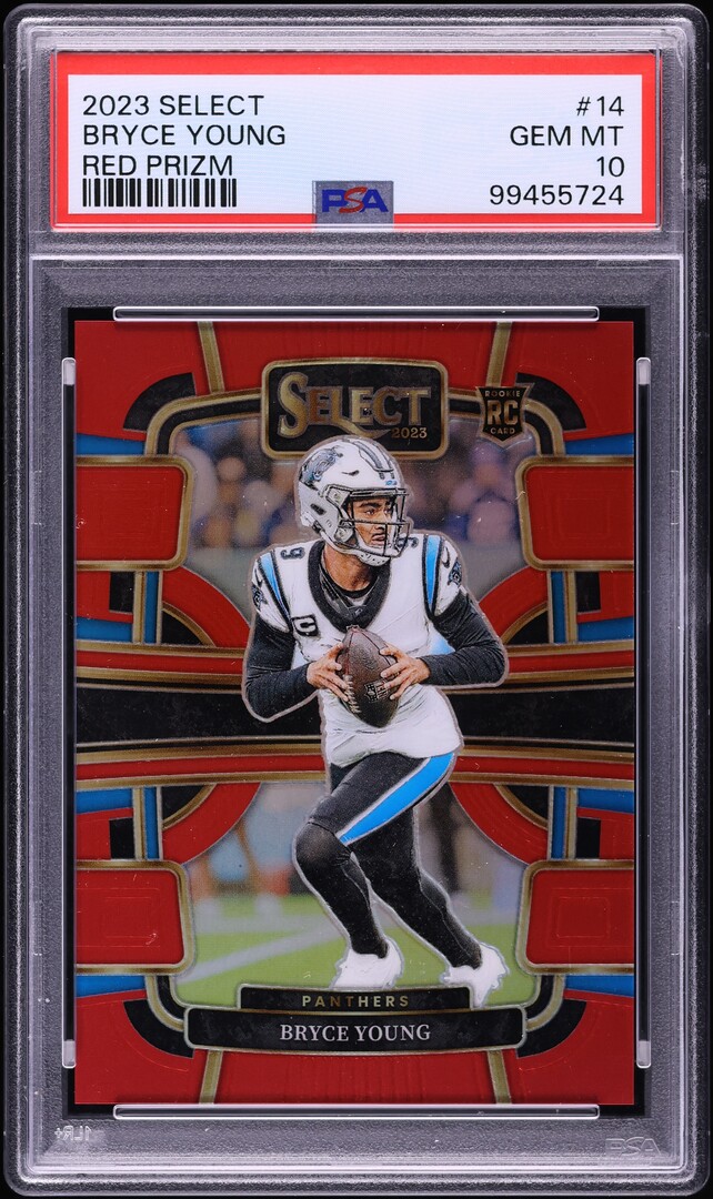 2023 Select Red Prizm Bryce Young ROOKIE /99 #14 PSA 10 GEM MINT