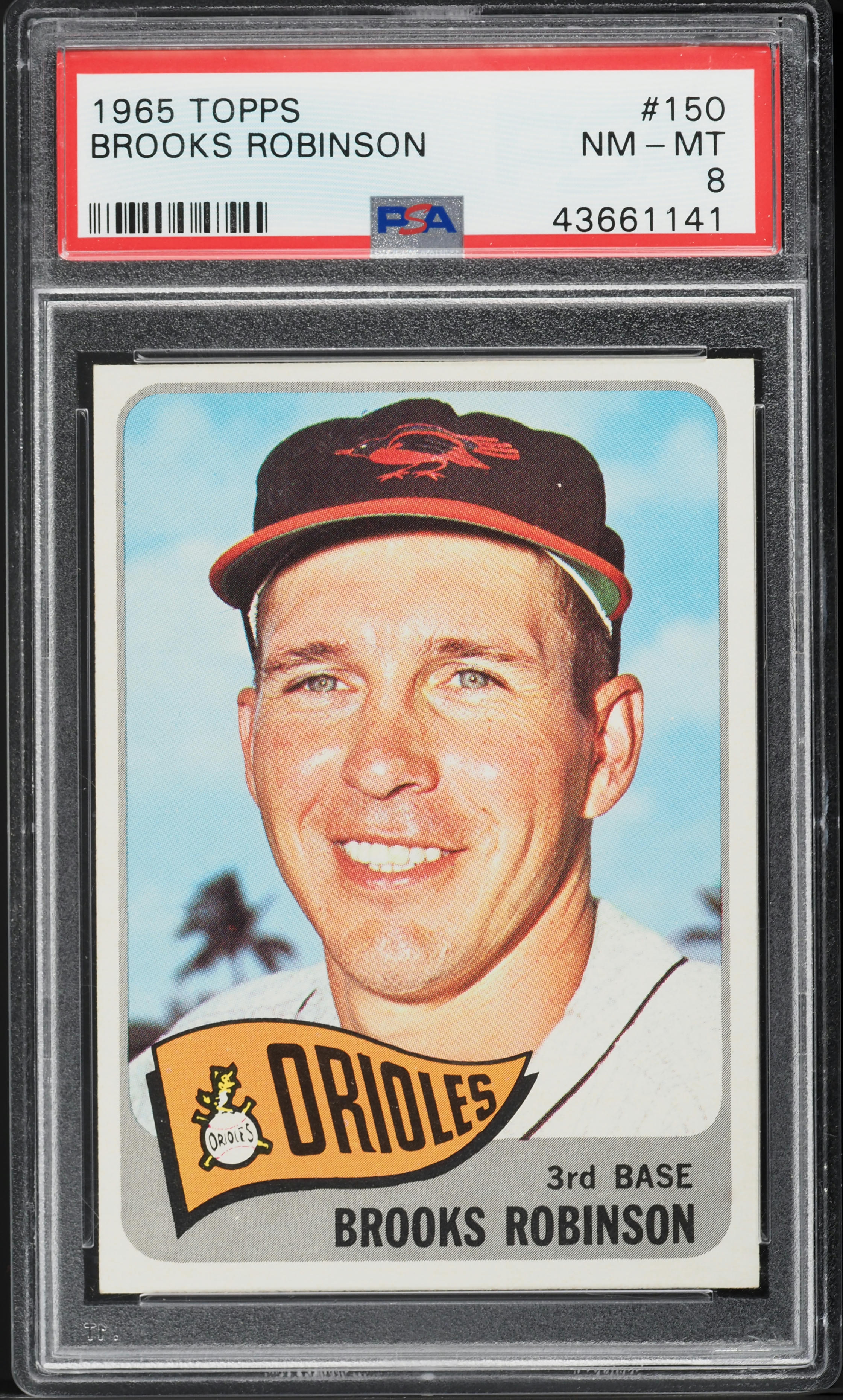 1965 Topps Brooks Robinson #150 PSA 8 NM-MT