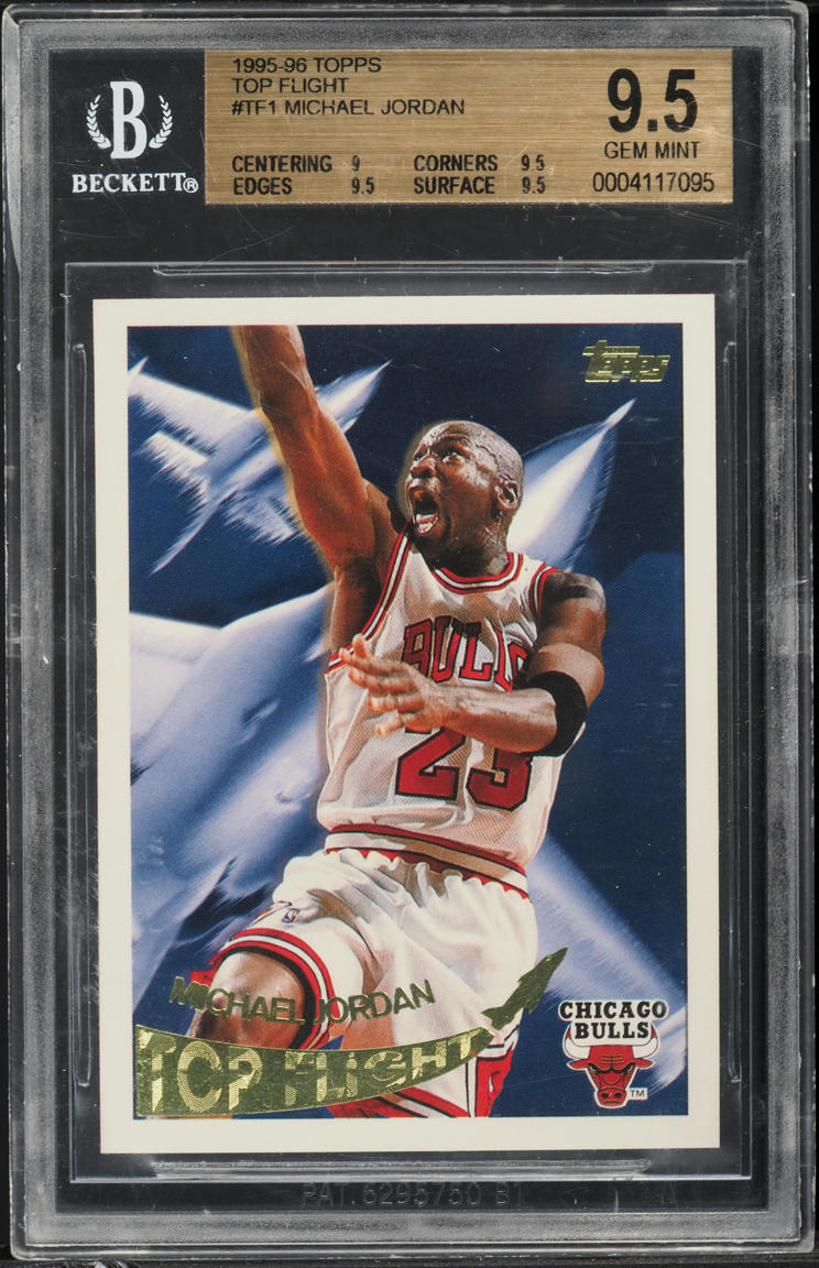 1995 Topps Top Flight Michael Jordan #TF1 BGS 9.5 GEM MINT