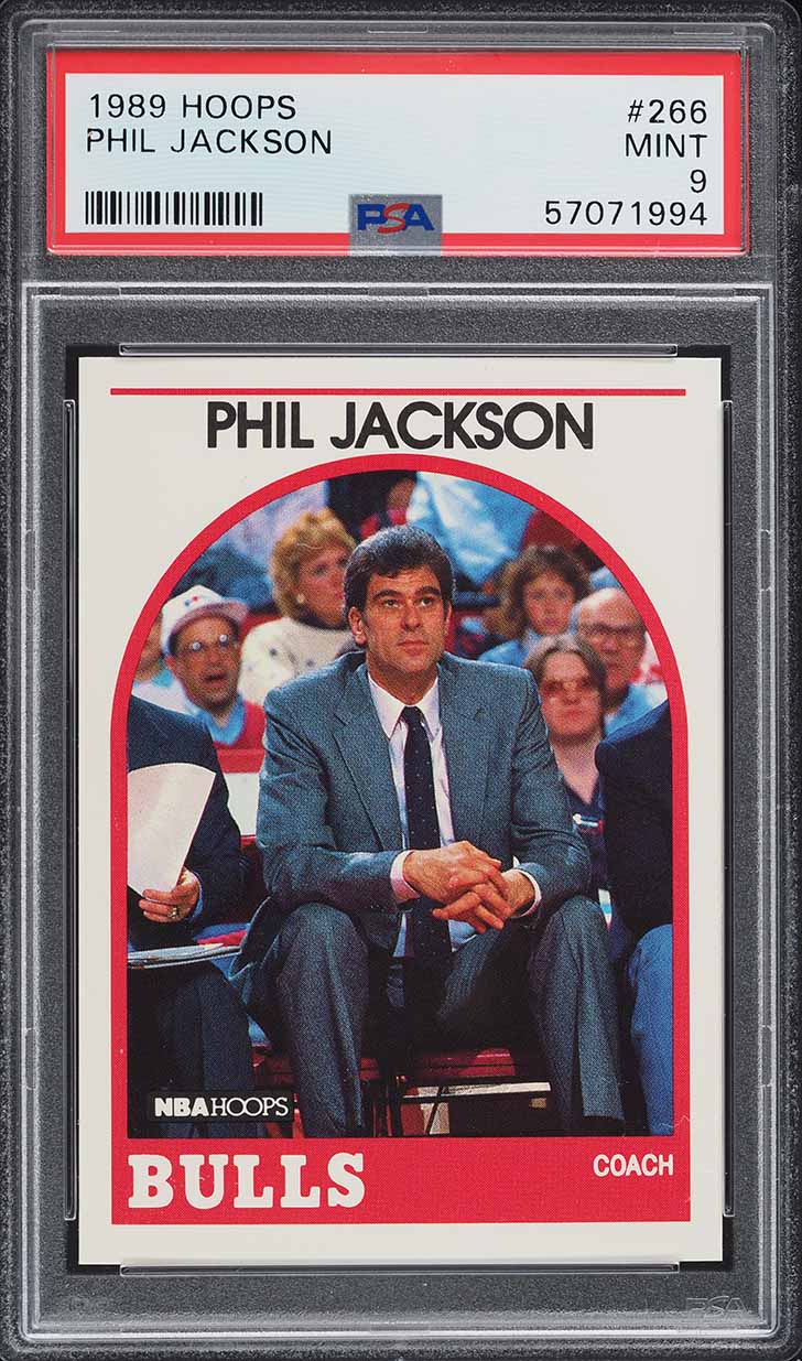 1989 Hoops Phil Jackson #266 PSA 9 MINT