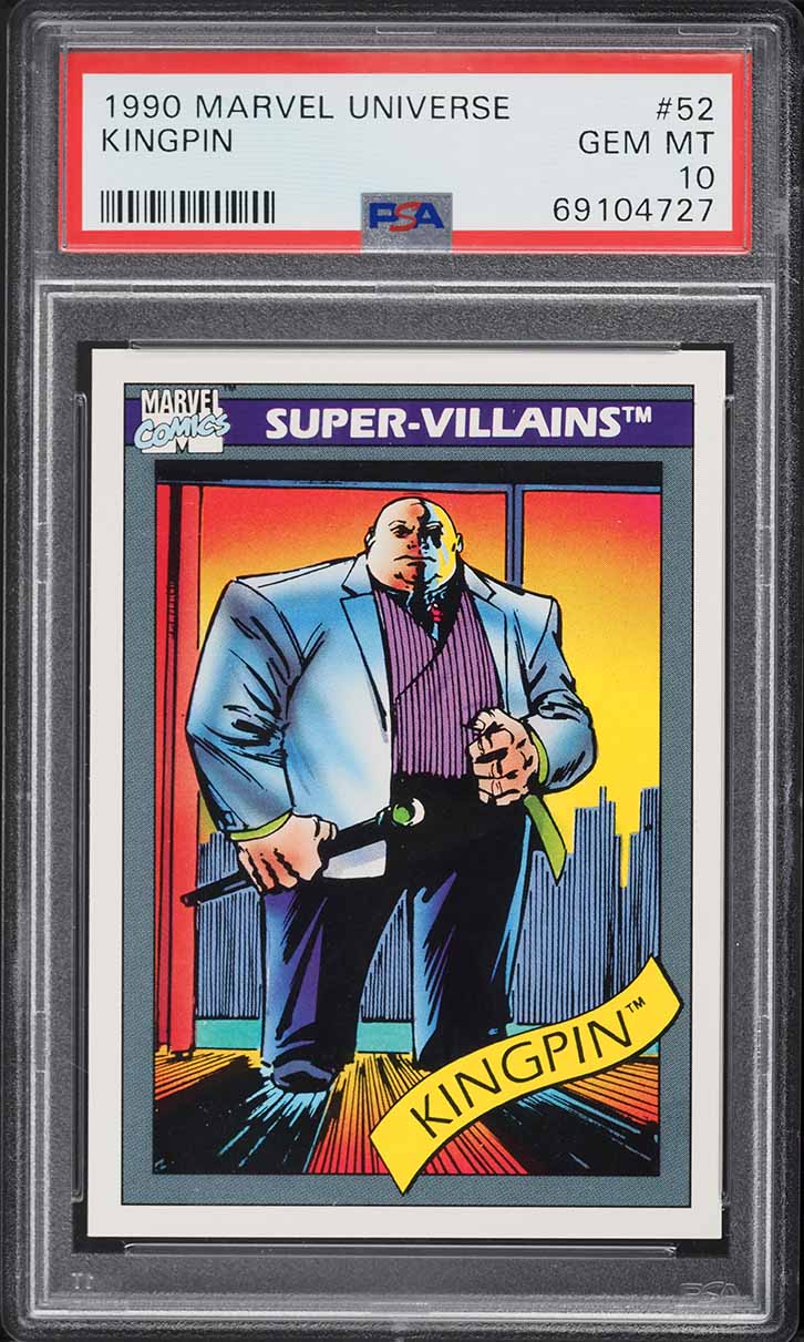 1990 Impel Marvel Universe Kingpin #52 PSA 10 GEM MINT