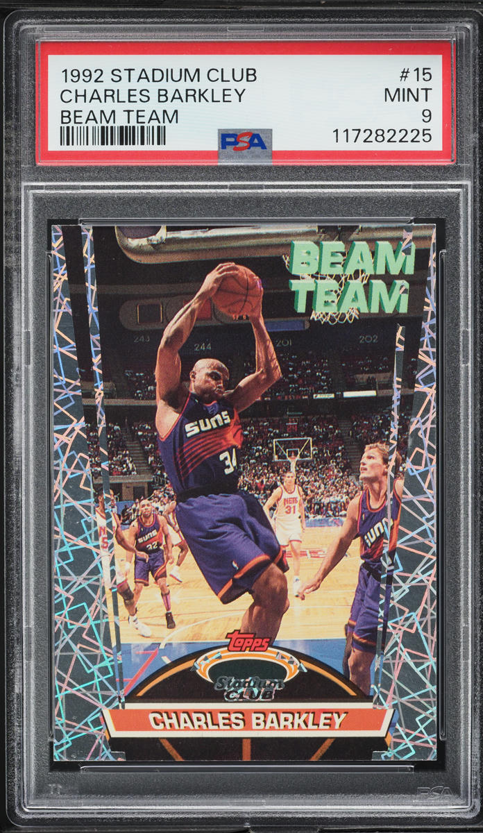 1992 Stadium Club Beam Team Charles Barkley #15 PSA 9 MINT