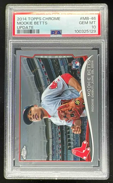 2014 Topps Chrome Update #MB-46 Mookie Betts RC PSA 10