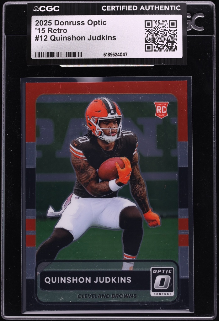 Quinshon Judkins #15 2025 Donruss Elite Football Future Elite NIL Autographs