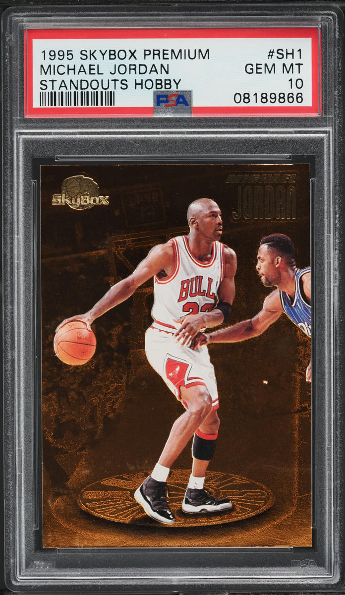 1995 Skybox Premium Standouts Hobby Michael Jordan #SH1 PSA 10 GEM MINT
