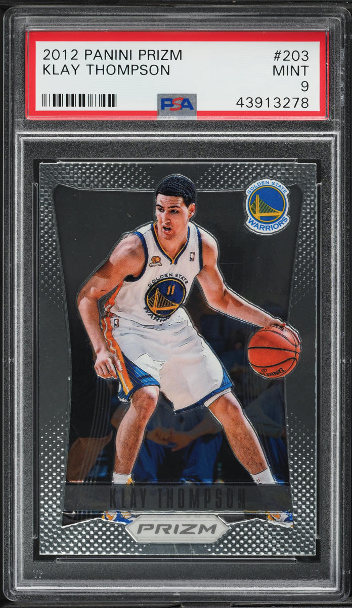 2012 Panini Prizm Klay Thompson ROOKIE #203 PSA 9 MINT