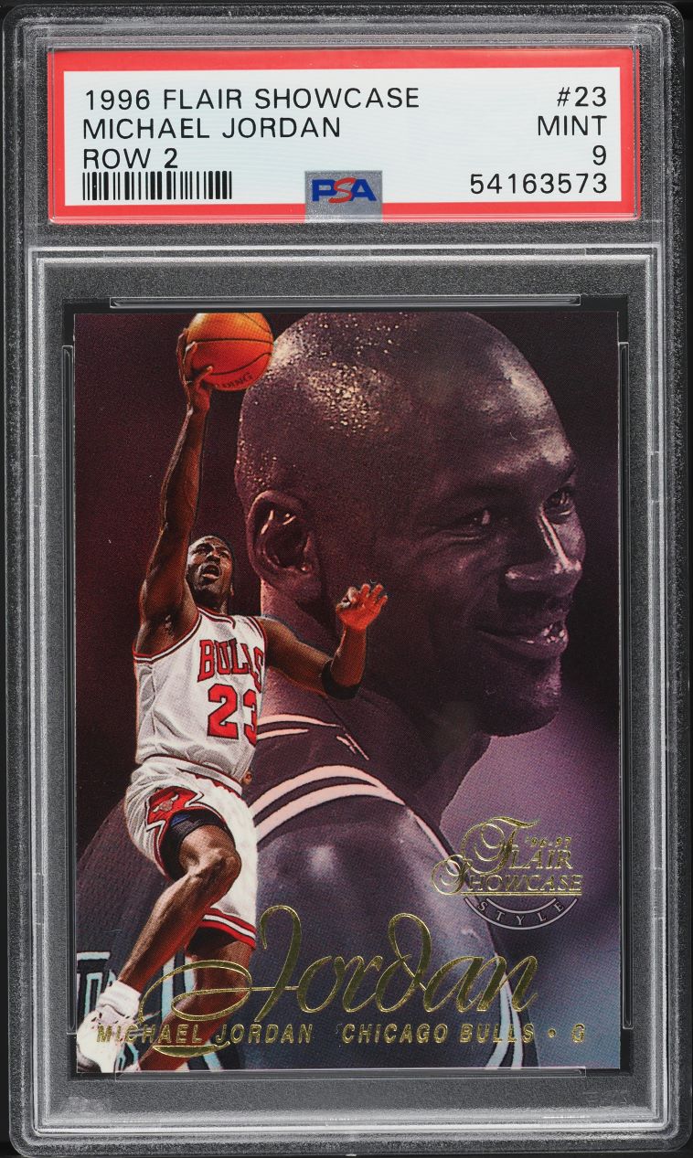 1996 Flair Showcase Row 2 Michael Jordan #23 PSA 9 MINT
