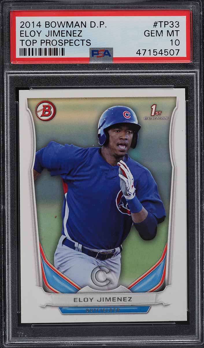2014 Bowman Draft Top Prospect Eloy Jimenez ROOKIE RC #TP33 PSA 10 GEM MINT
