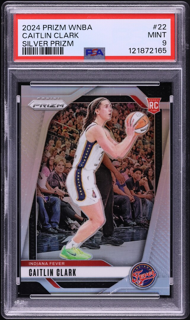 2024 Panini Prizm WNBA Silver Caitlin Clark ROOKIE #22 PSA 9 MINT