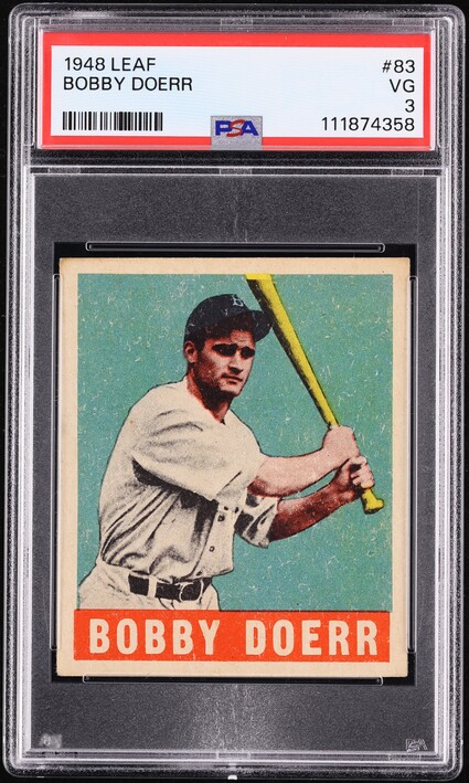 1948 Leaf Bobby Doerr #83 PSA 3 VG