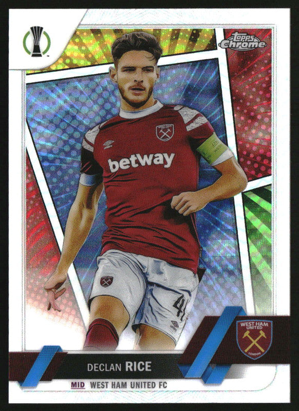 2022-23 Topps Chrome UEFA Club Competitions Hero Variations #41 Declan Rice