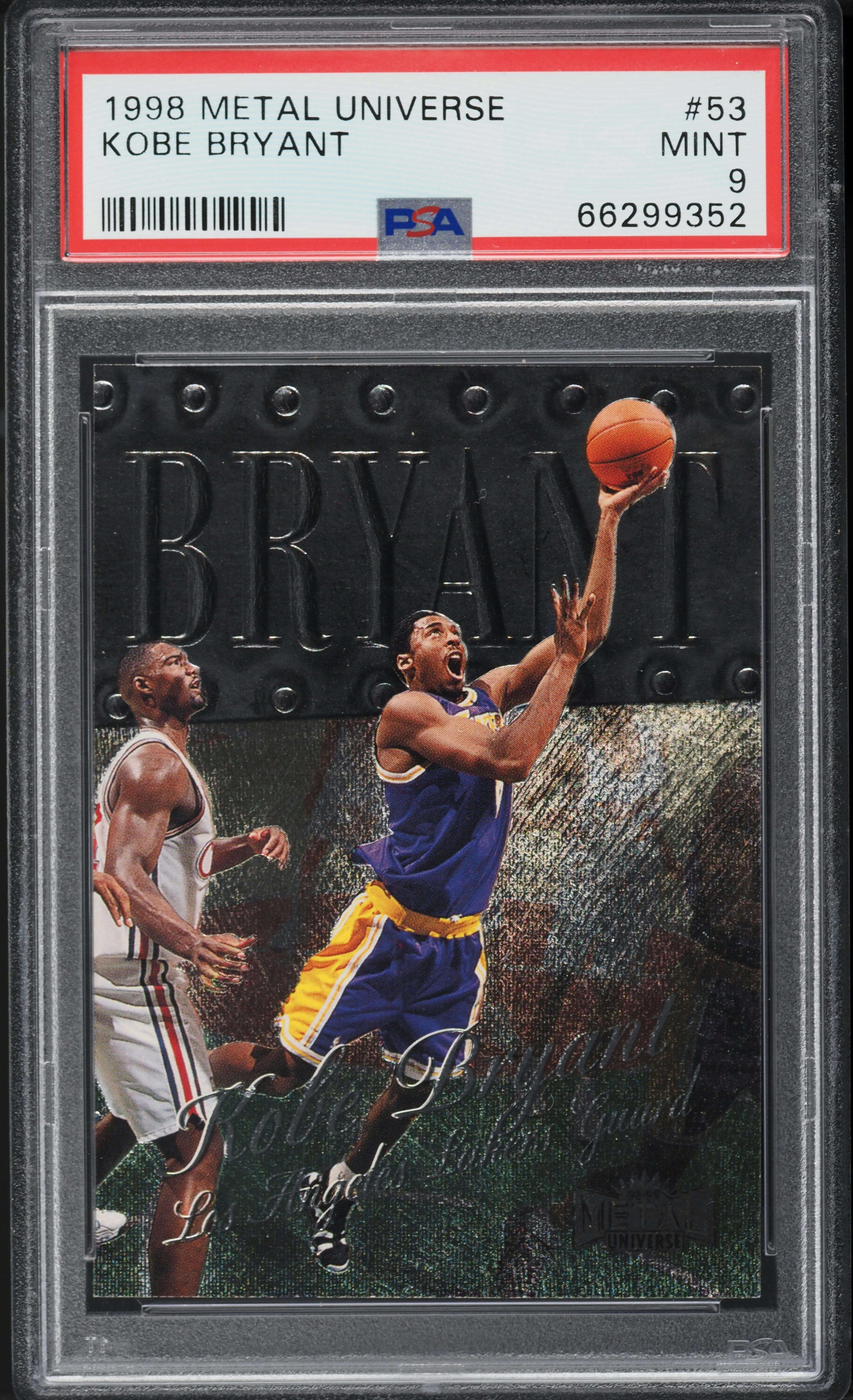 1998 Metal Universe Kobe Bryant #53 PSA 9 MINT