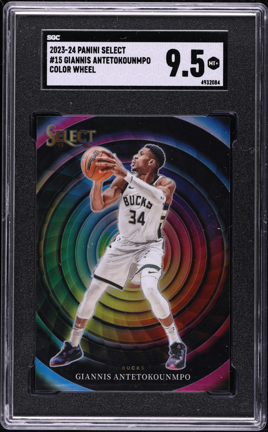 2023 Select Color Wheel Giannis Antetokounmpo #15 SGC 9.5 MINT+