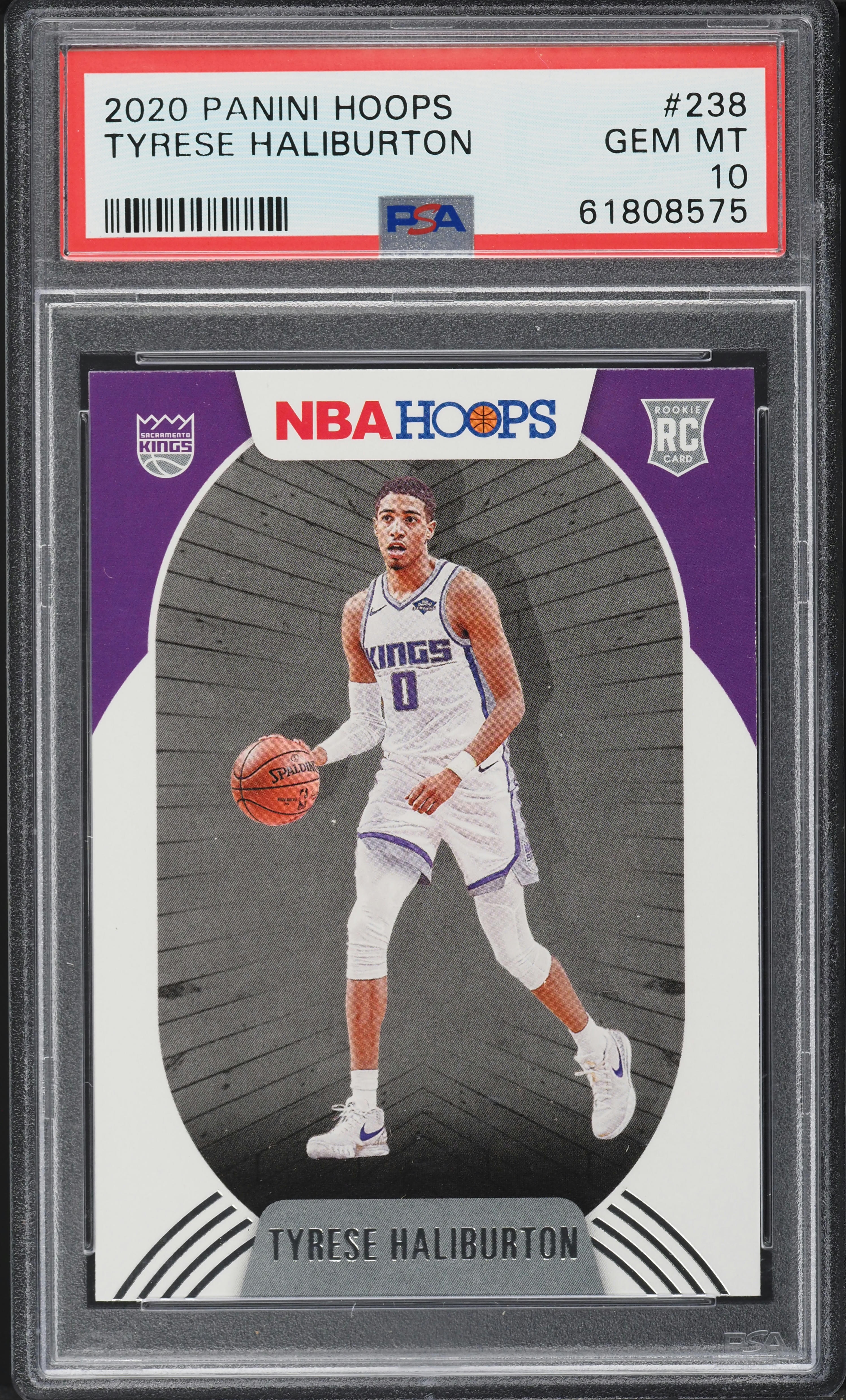 2020 Hoops Tyrese Haliburton ROOKIE #238 PSA 10 GEM MINT
