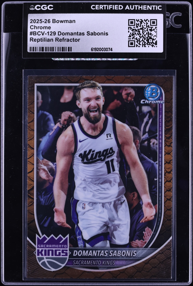 Domantas Sabonis #BCV-129 2025-26 Bowman Basketball Chrome Mojo