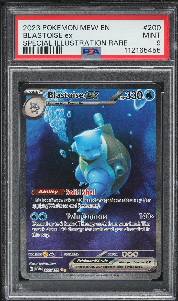 2023 Pokemon Scarlet & Violet 151 SIR Blastoise ex #200 PSA 9 MINT