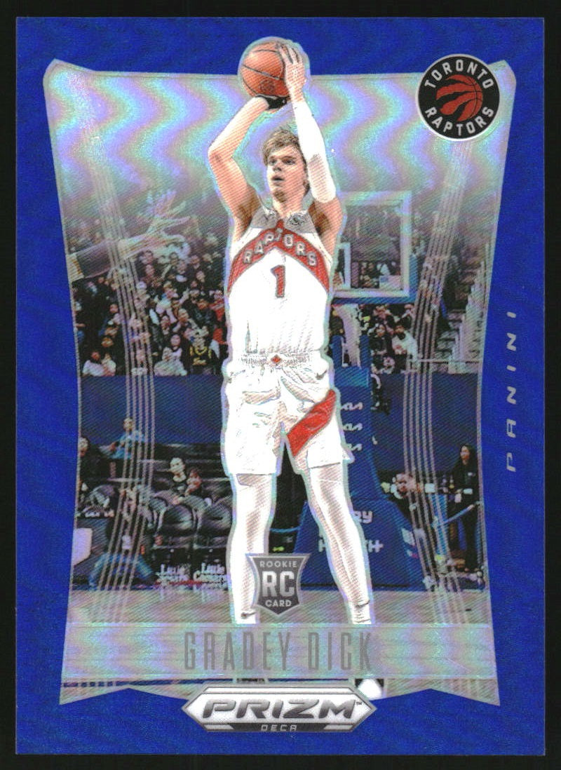 2023-24 Panini Prizm Deca Prizms Blue #160 Gradey Dick RC Rookie /149