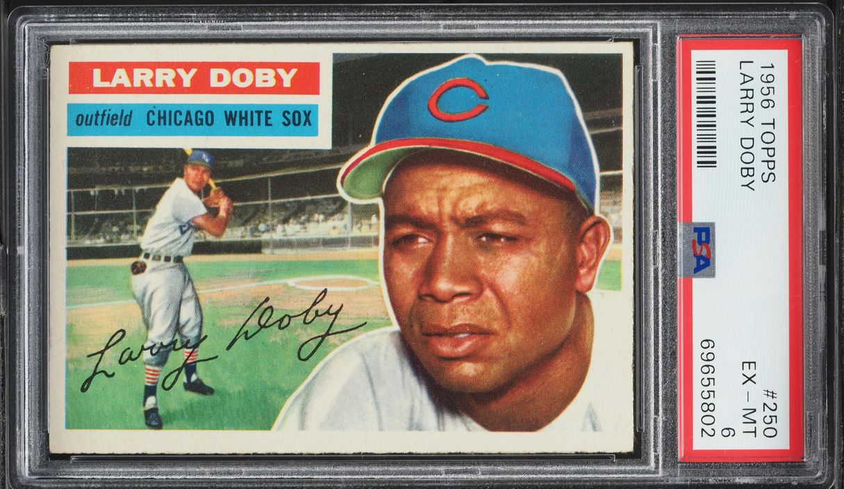 1956 Topps Larry Doby #250 PSA 6 EXMT