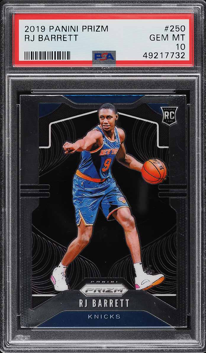 2019 Panini Prizm RJ Barrett ROOKIE RC #250 PSA 10 GEM MINT
