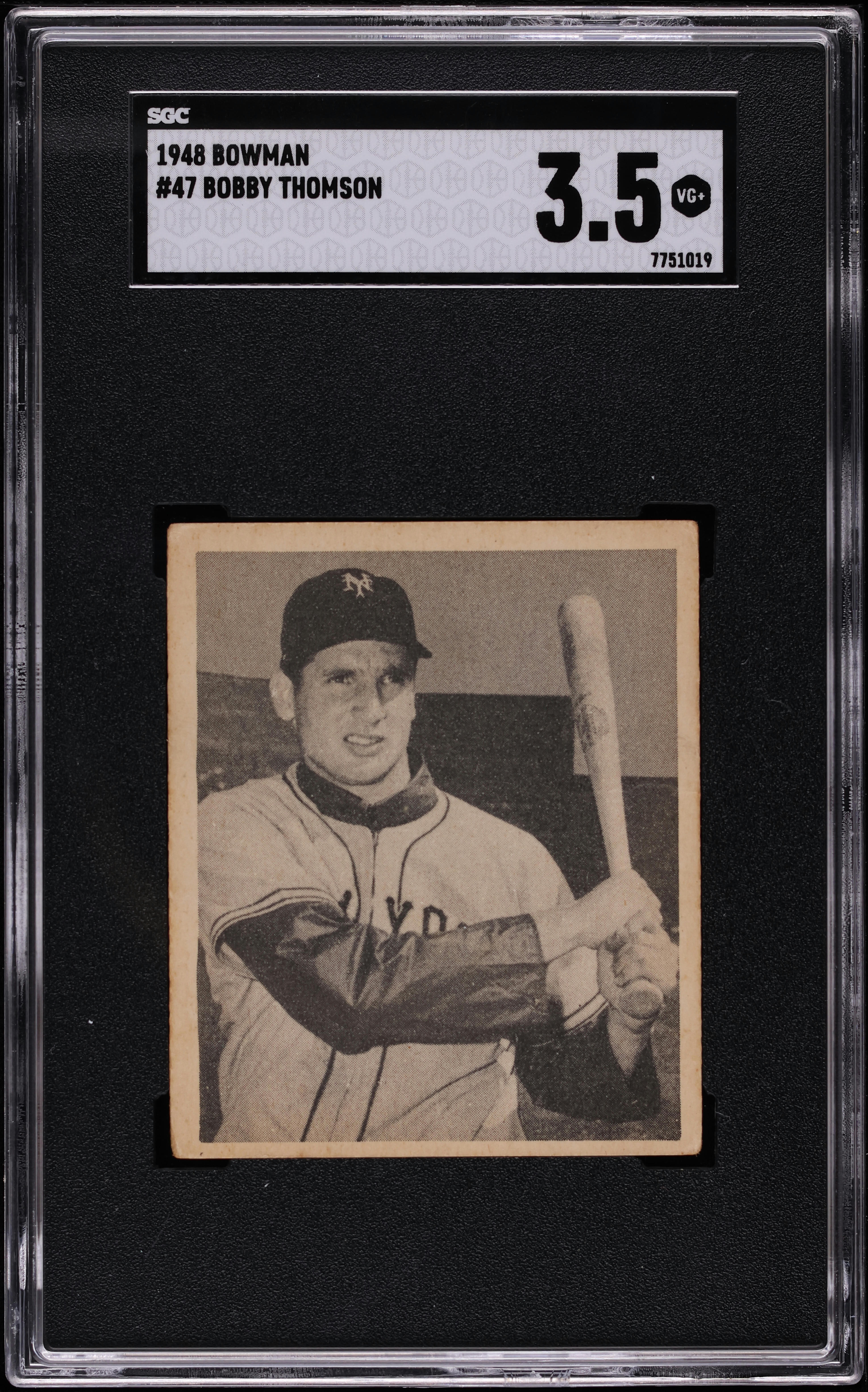 1948 Bowman Bobby Thomson ROOKIE #47 SGC 3.5 VG+