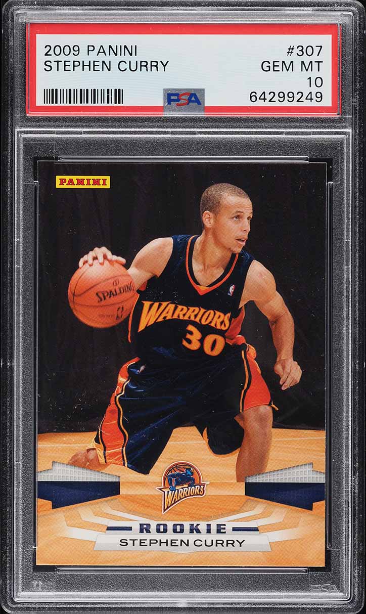 2009 Panini Basketball Stephen Curry ROOKIE #307 PSA 10 GEM MINT