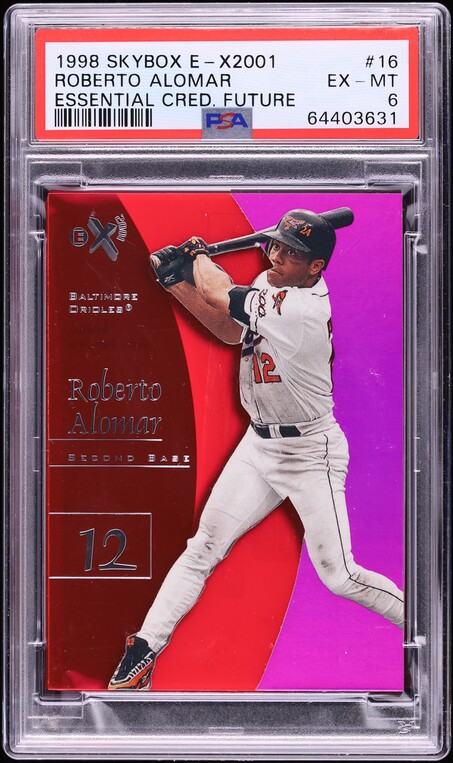 1998 Skybox E-X2001 Essential Credentials Future Roberto Alomar /85 #16 PSA 6 EXMT