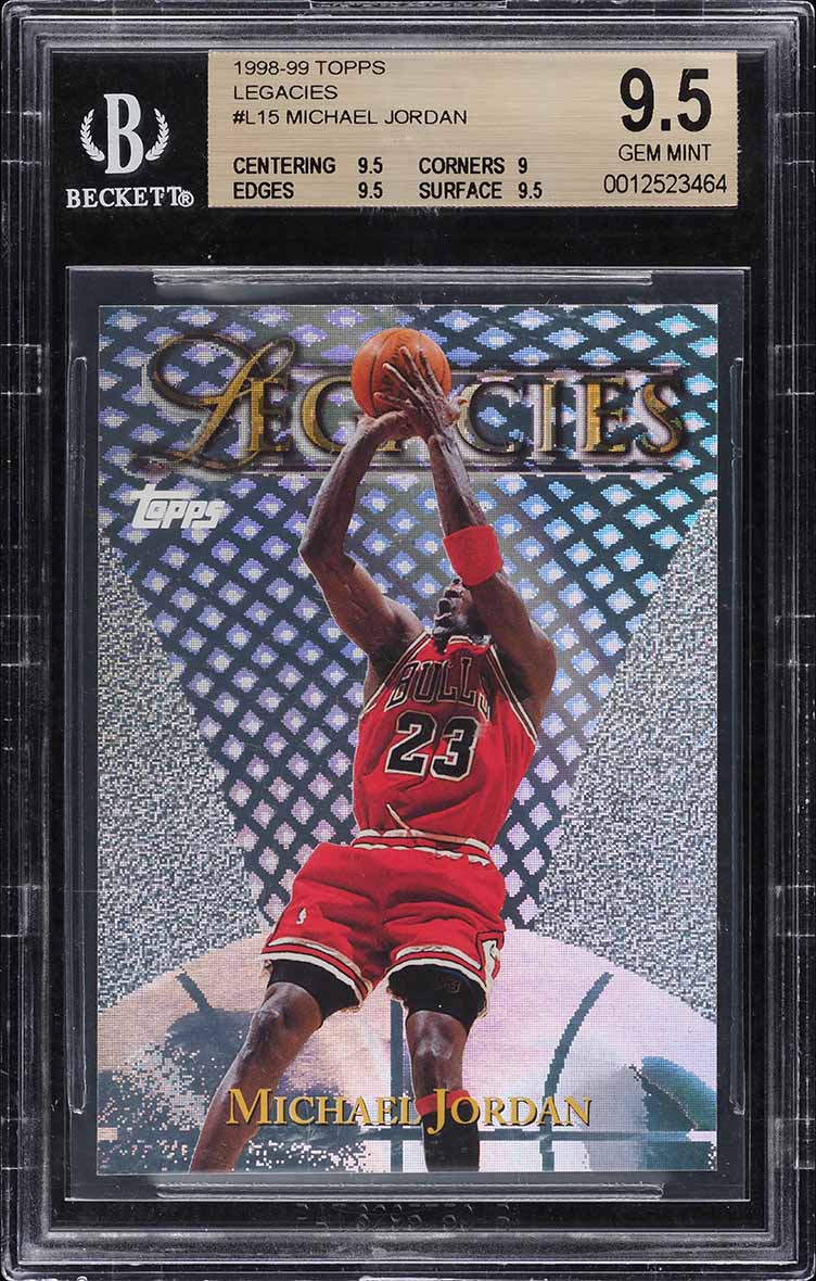 1998 Topps Legacies Michael Jordan #L15 BGS 9.5 GEM MINT