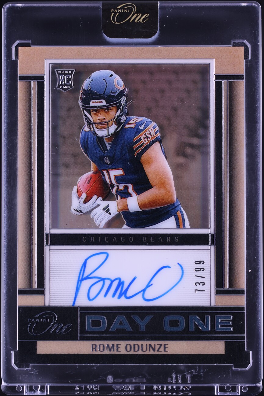 2024 Panini One Day One Rome Odunze ROOKIE AUTO /99 #133
