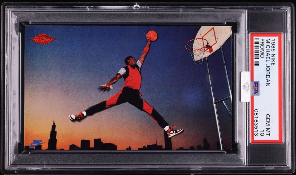 1985 Nike Promo Michael Jordan ROOKIE MBA PSA 10 GEM MINT