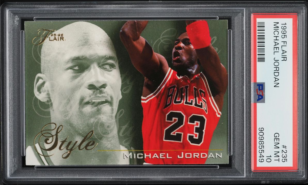 1995 Flair Basketball Michael Jordan #235 PSA 10 GEM MINT