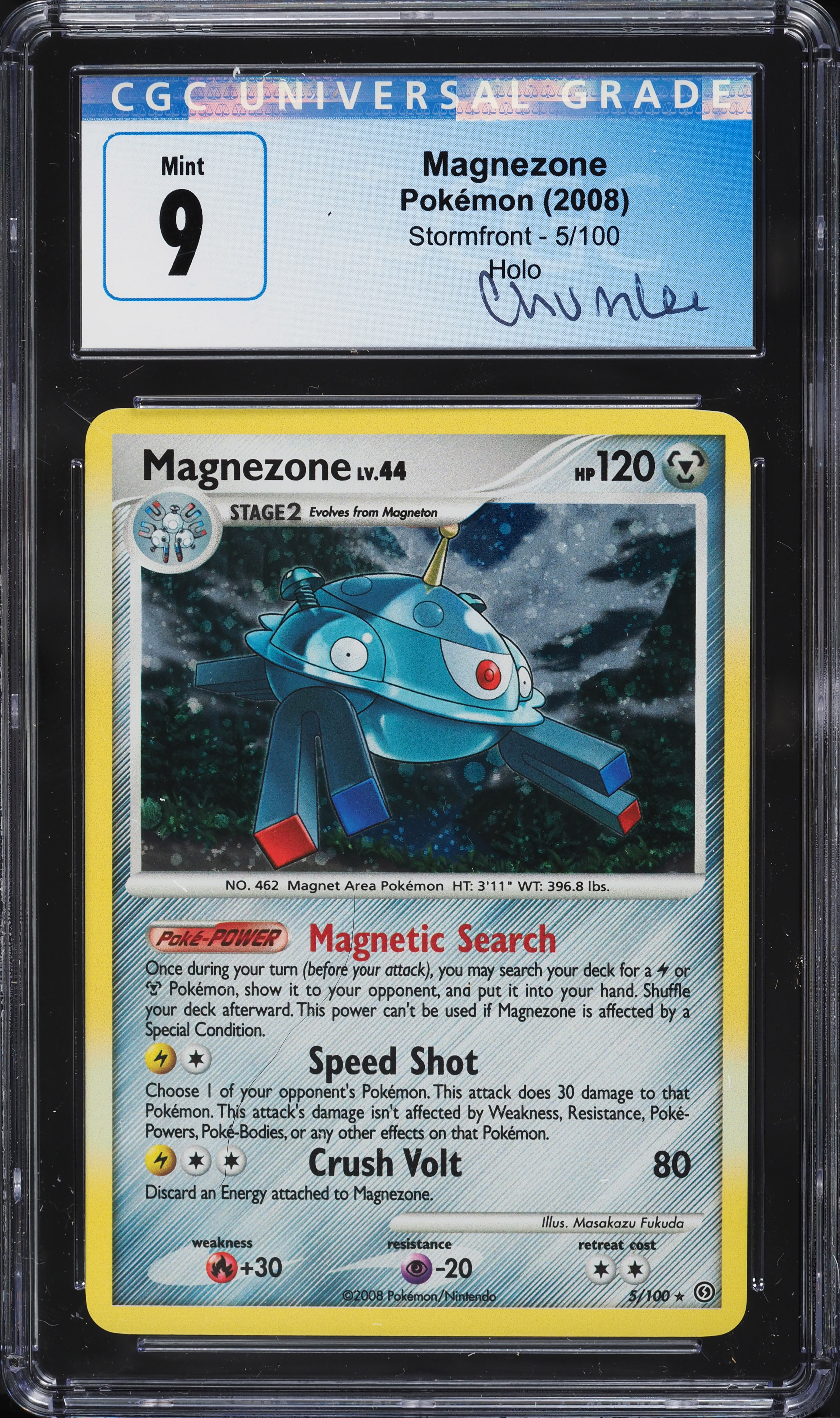2008 Pokemon Diamond & Pearl Stormfront Holo Magnezone #5 CGC 9 MINT