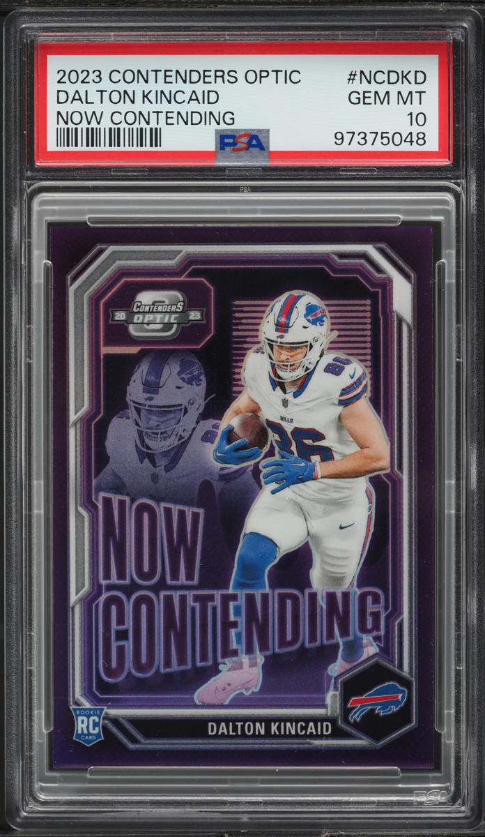 Dalton Kincaid #NC-DKD 2023 Panini Contenders Optic Football Now Contending
