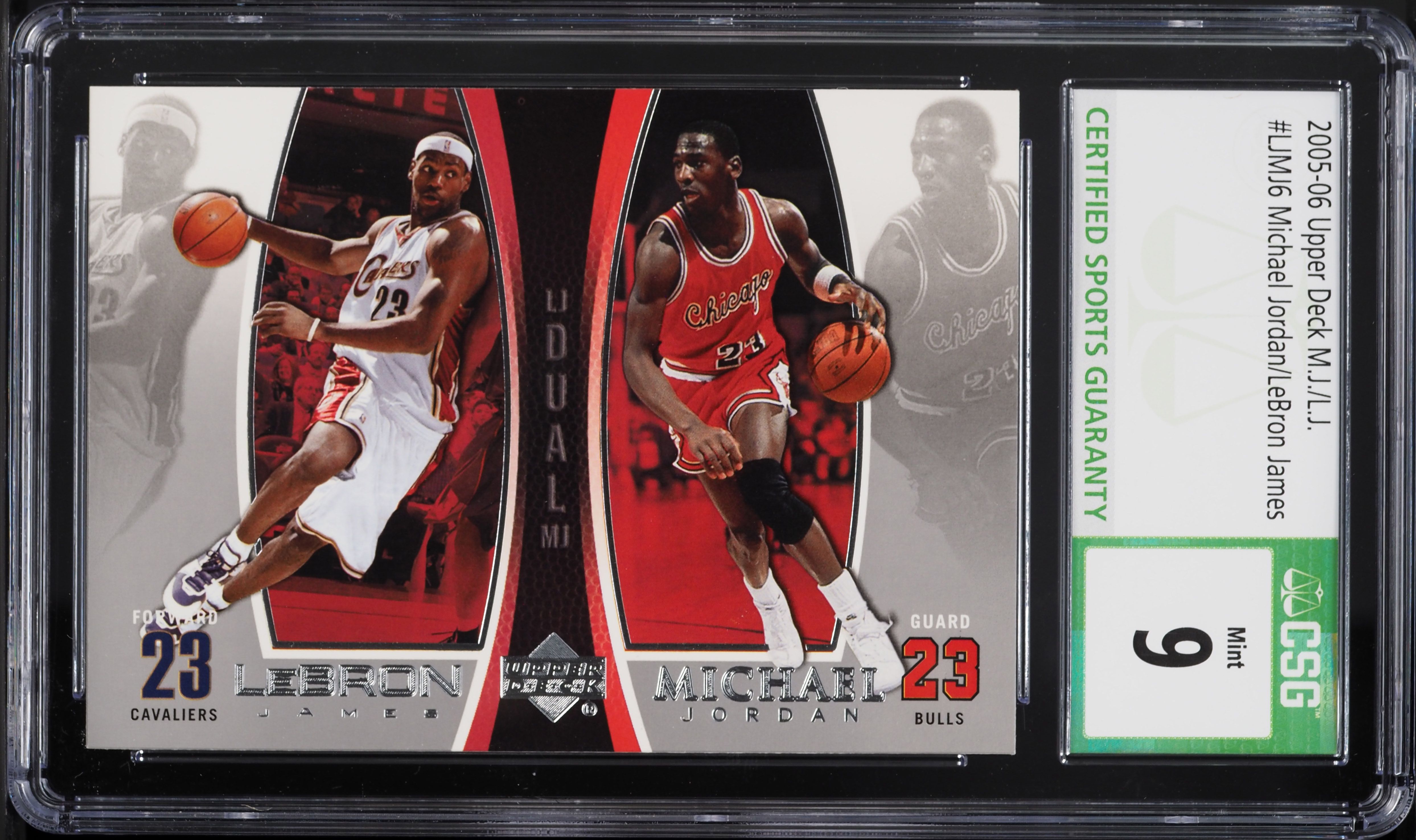 2005 Upper Deck MJ LJ Bonus Pack Michael Jordan LeBron James