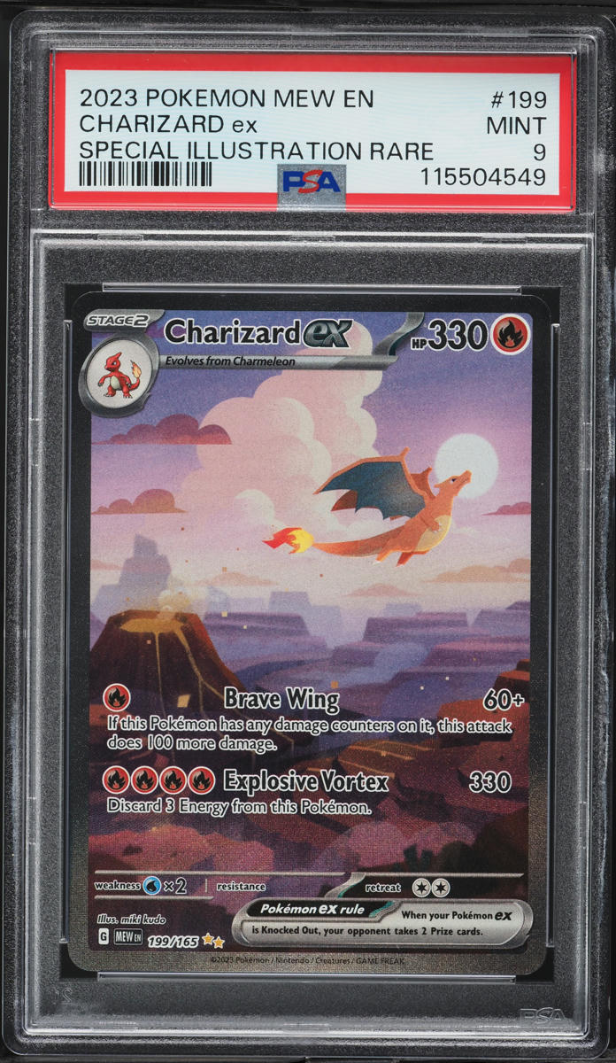 2023 Pokemon Scarlet & Violet 151 SIR Charizard EX #199 PSA 9 MINT