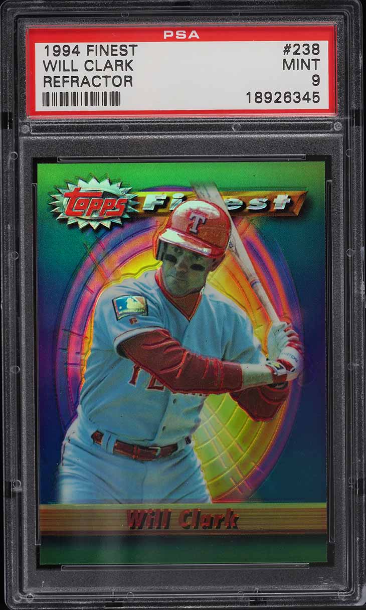 1994 Finest Refractor Will Clark #238 PSA 9 MINT