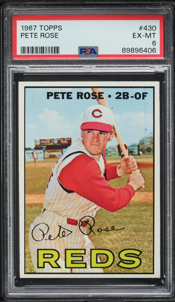 1967 Topps Pete Rose #430 PSA 6 EXMT