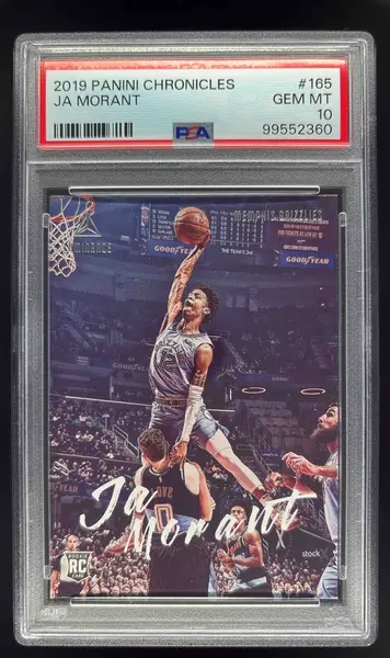 2019-20 Panini Chronicles #165 Ja Morant RC Luminance PSA 10