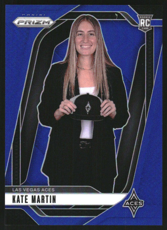 2024 Panini Prizm WNBA Prizms Blue #148 Kate Martin RC Rookie /199