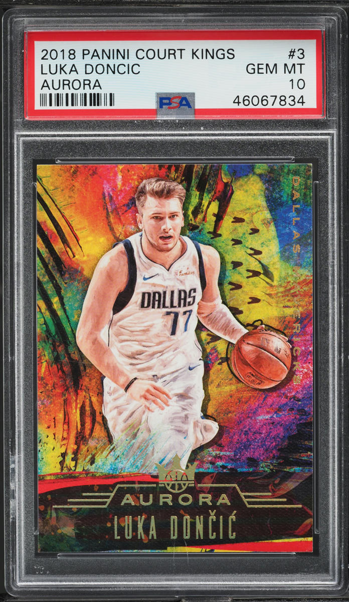 2018 Panini Court Kings Aurora Luka Doncic ROOKIE #3 PSA 10 GEM MINT