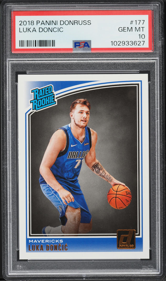 2018 Donruss Basketball Luka Doncic ROOKIE #177 PSA 10 GEM MINT