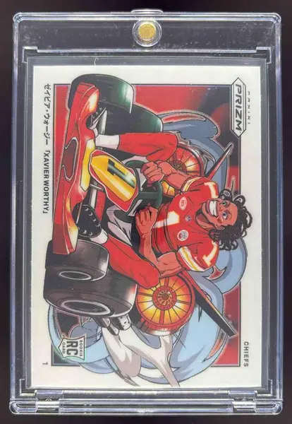 2024 Panini Prizm Manga Horizontal #M-XWO Xavier Worthy RC