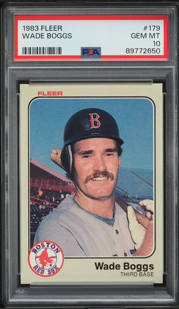 1983 Fleer Wade Boggs ROOKIE #179 PSA 10 GEM MINT