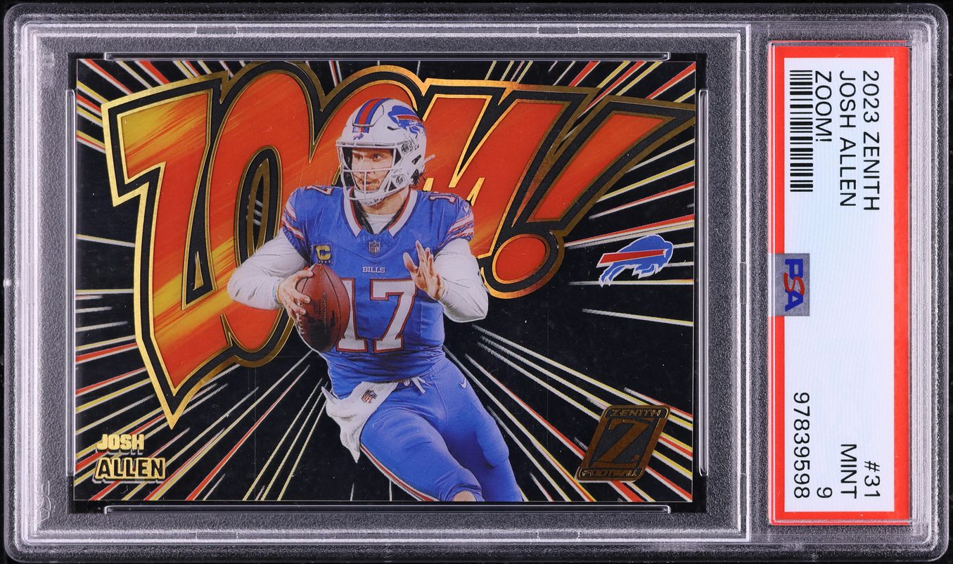 2023 Panini Zenith Zoom! Josh Allen #31 PSA 9 MINT