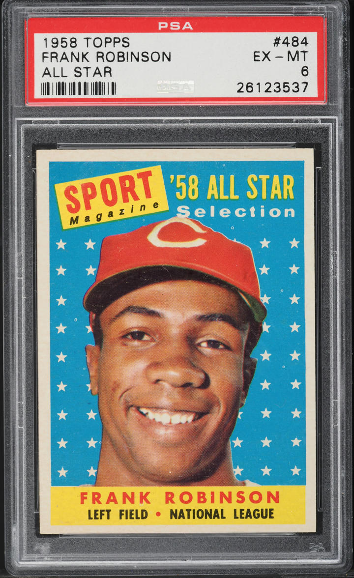 1958 Topps Frank Robinson ALL-STAR #484 PSA 6 EXMT